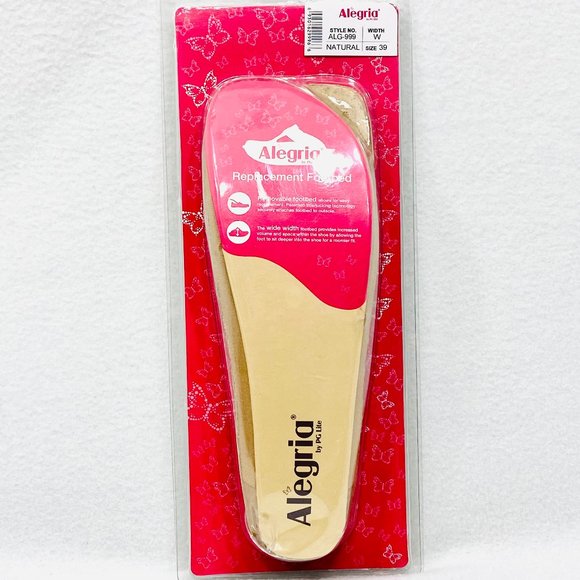 Replacement Insole Alegria Wide Inserts Alegria Replacement